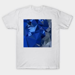 Catalina Blue Abstract Low Polygon Background T-Shirt